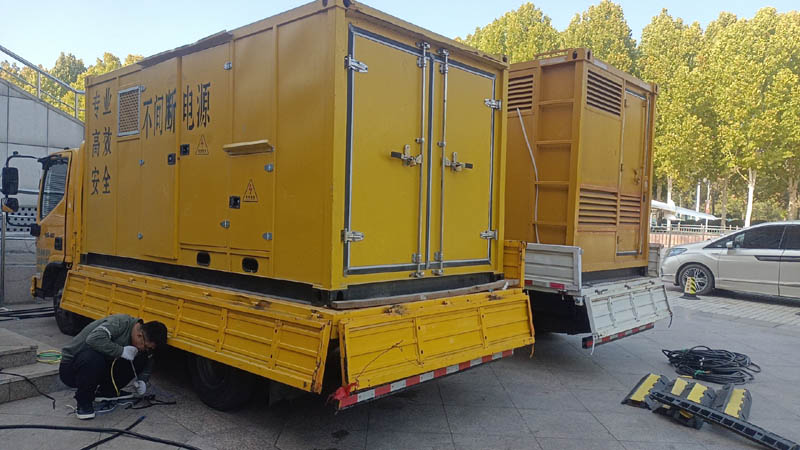 容城柴油发电机组和UPS电源配合使用时的注意事项